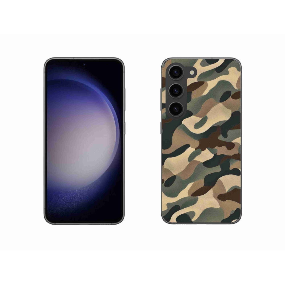 Zselés borítás mmCase Samsung Galaxy S23 5G - terepszínű minta 11