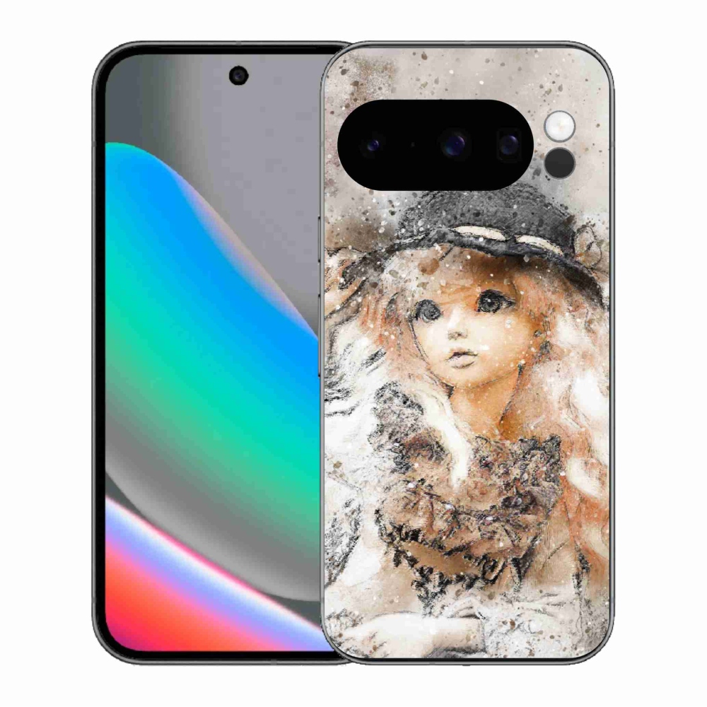 Gél borítás mmCase a Google Pixel 10 Pro számára - lány kalapban