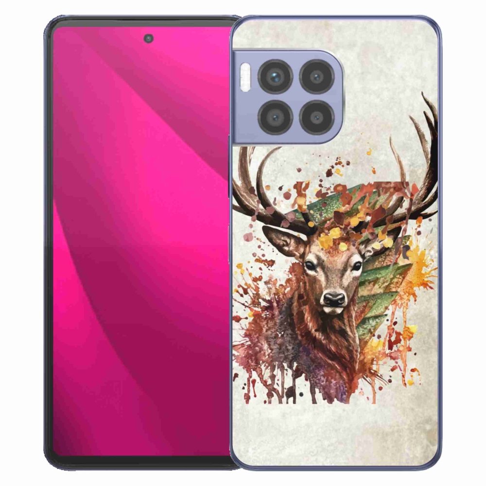 Zselés borítás mmCase a T-Mobile T Phone 2 Pro készülékhez - szarvas 1