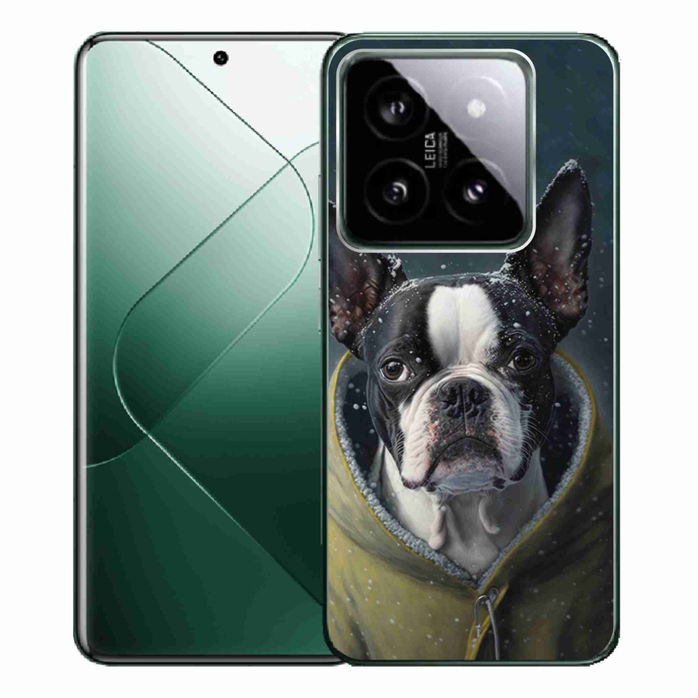 Gél borítás mmCase a Xiaomi 14 Pro számára - bulldog