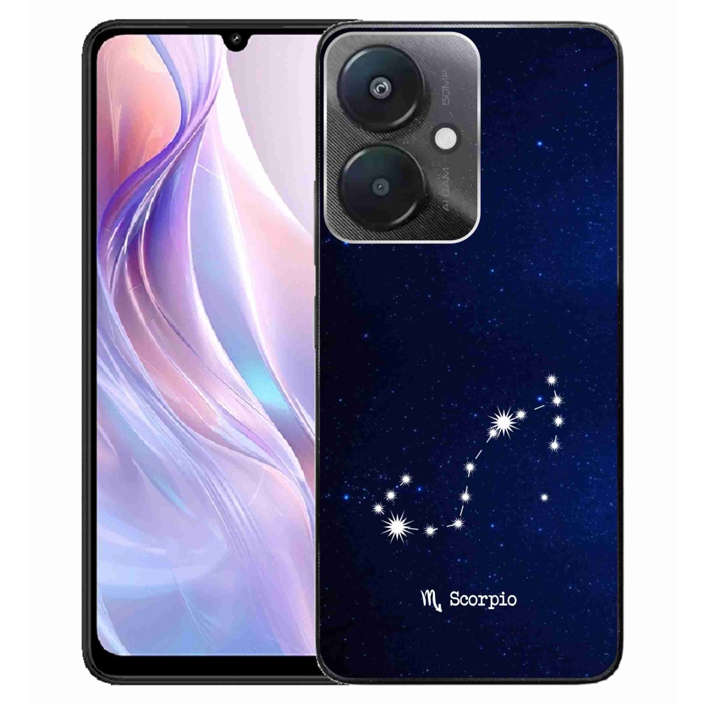 Gél borító mmCase a Xiaomi Redmi 13C 5G számára - Skorpió csillagkép