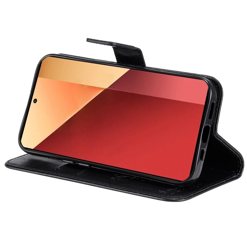 Fák könyv tokja Xiaomi Redmi Note 13 Pro 4G/Poco M6 Pro - fekete