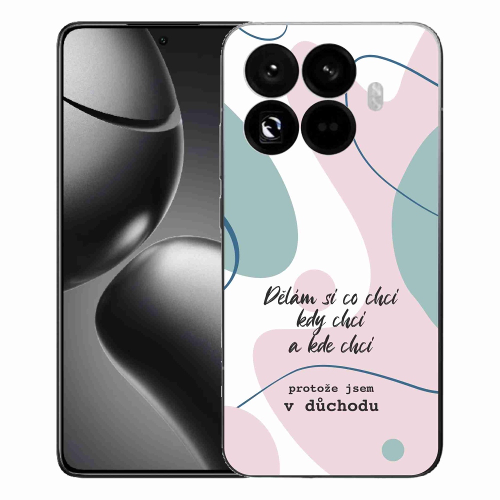 Gél borító mmCase a Xiaomi 15T Pro-hoz - vicces szöveg 10 fehér háttérrel