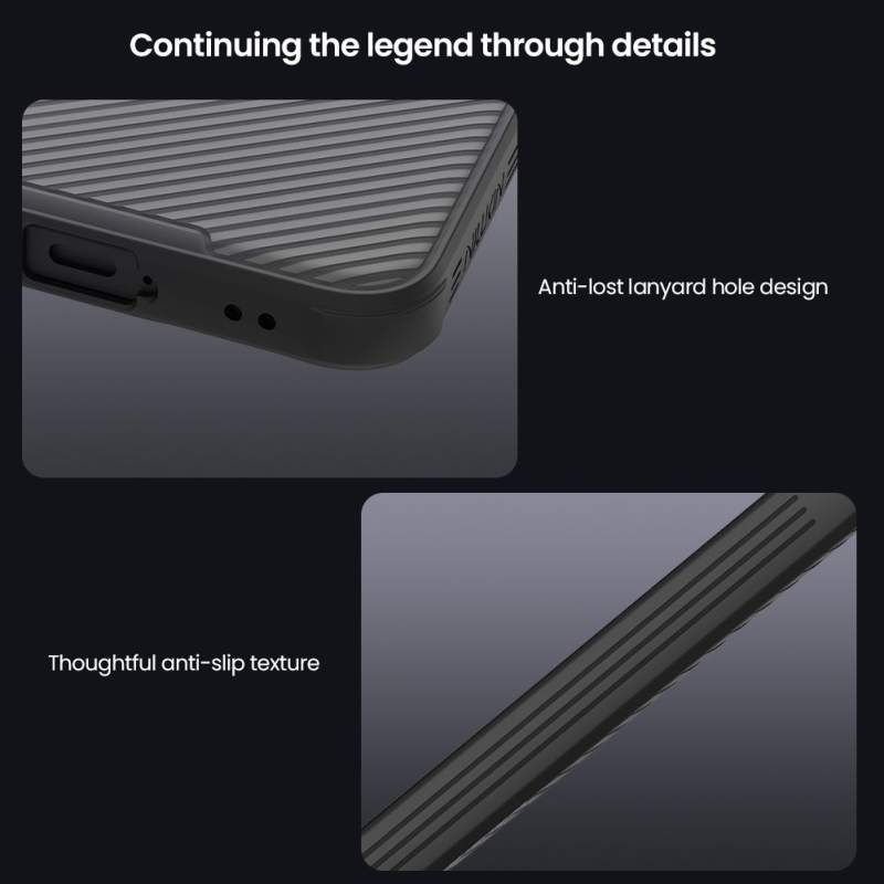 Nillkin CamShield PRO hátlap Samsung Galaxy A57 átlátszó fekete