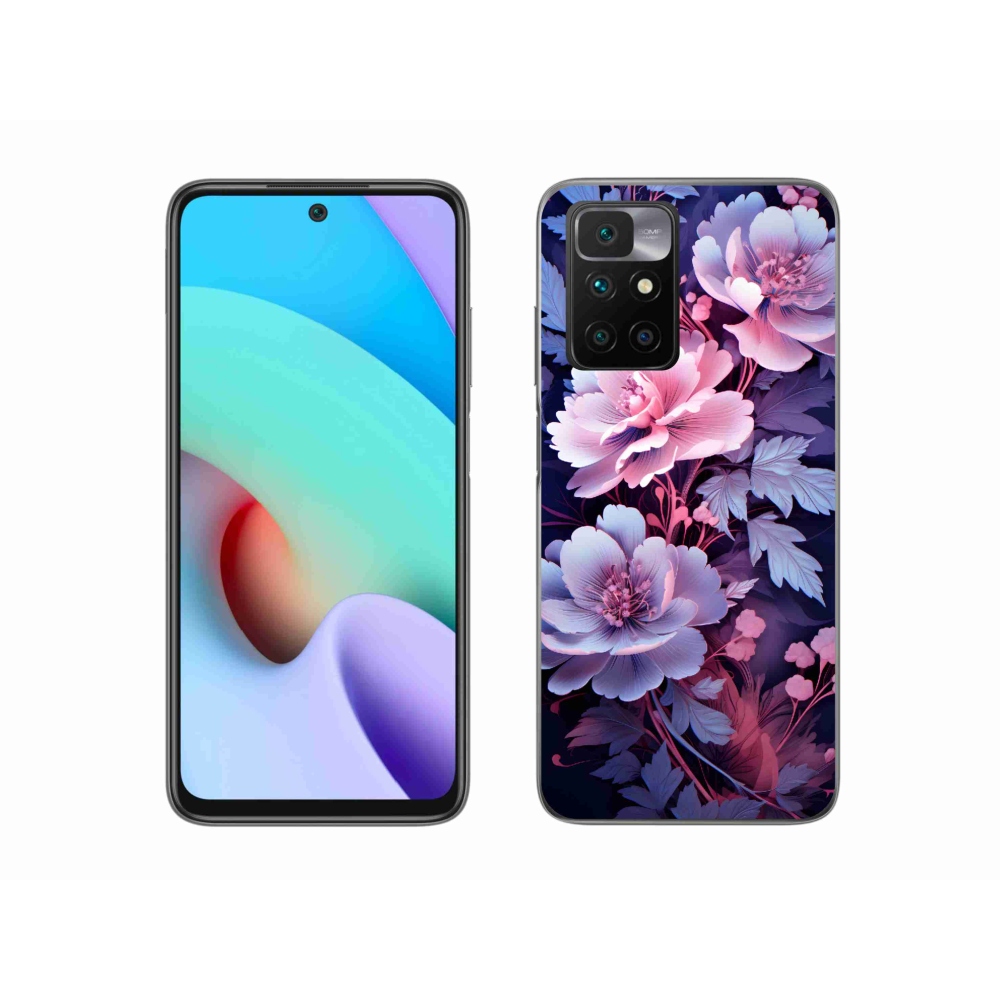 Zselés borítás mmCase a Xiaomi Redmi 10/Redmi 10 (2022) - virágok 11
