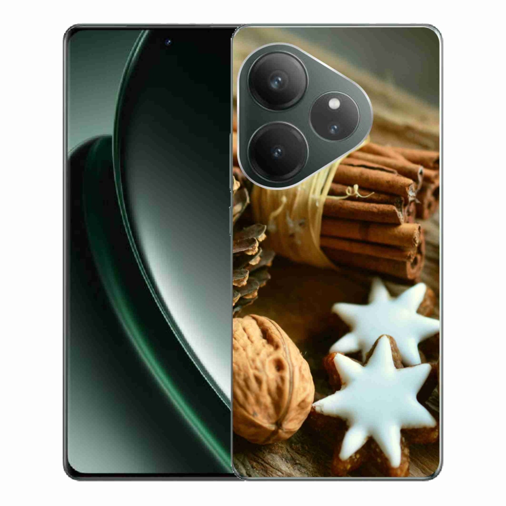 Gél borítás mmCase a Realme GT 6 5G/GT 6T 5G - fahéj és mézeskalács számára