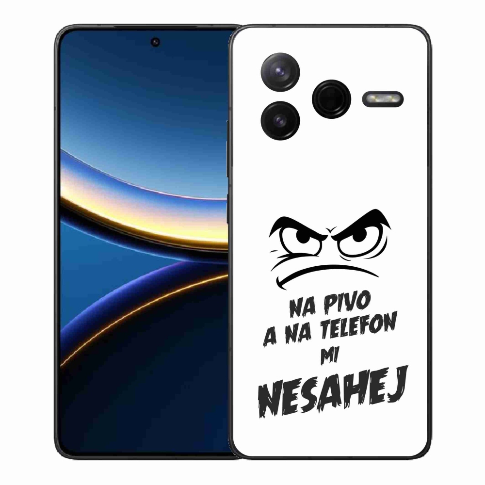 Gél borítás mmCase a Xiaomi Poco F7 Pro számára - sör motívum 2 fehér háttér