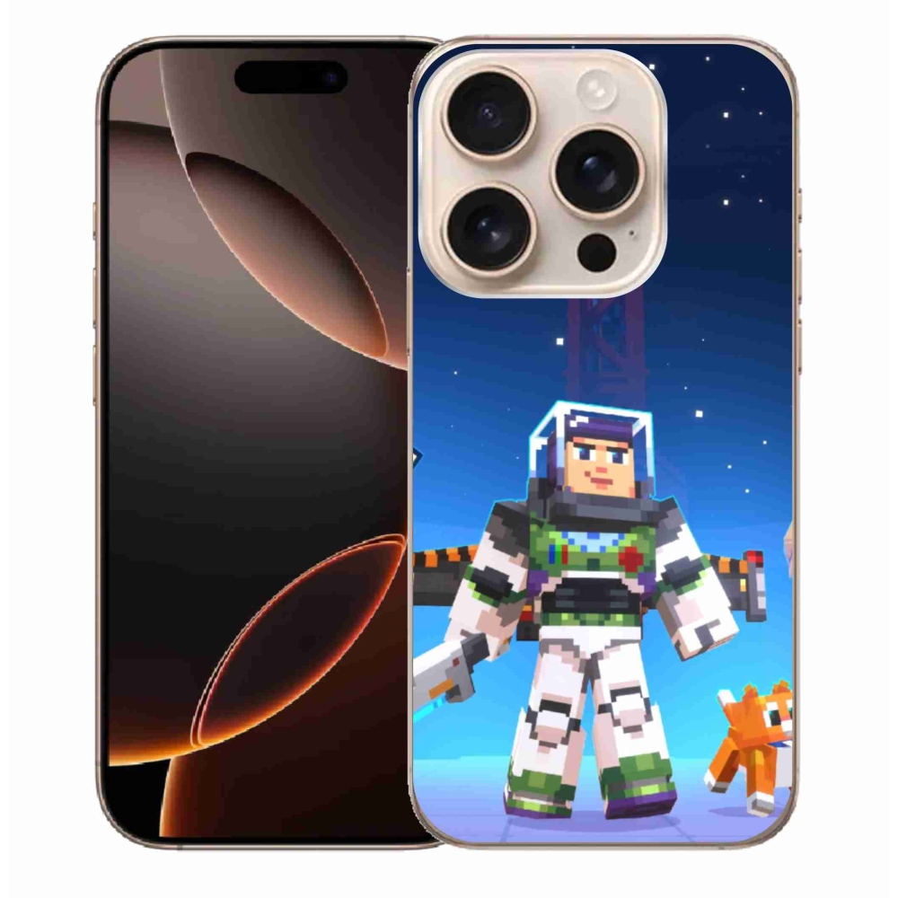 Gél borítás mmCase iPhone 16 Pro Max készülékhez - minecraft 2