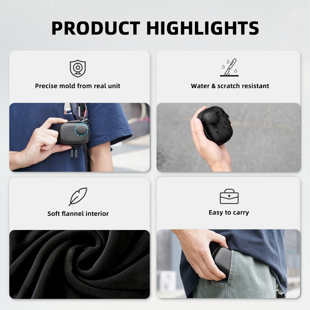 FLYMILE védőtok Insta360 GO Ultra készülékhez karabinerrel