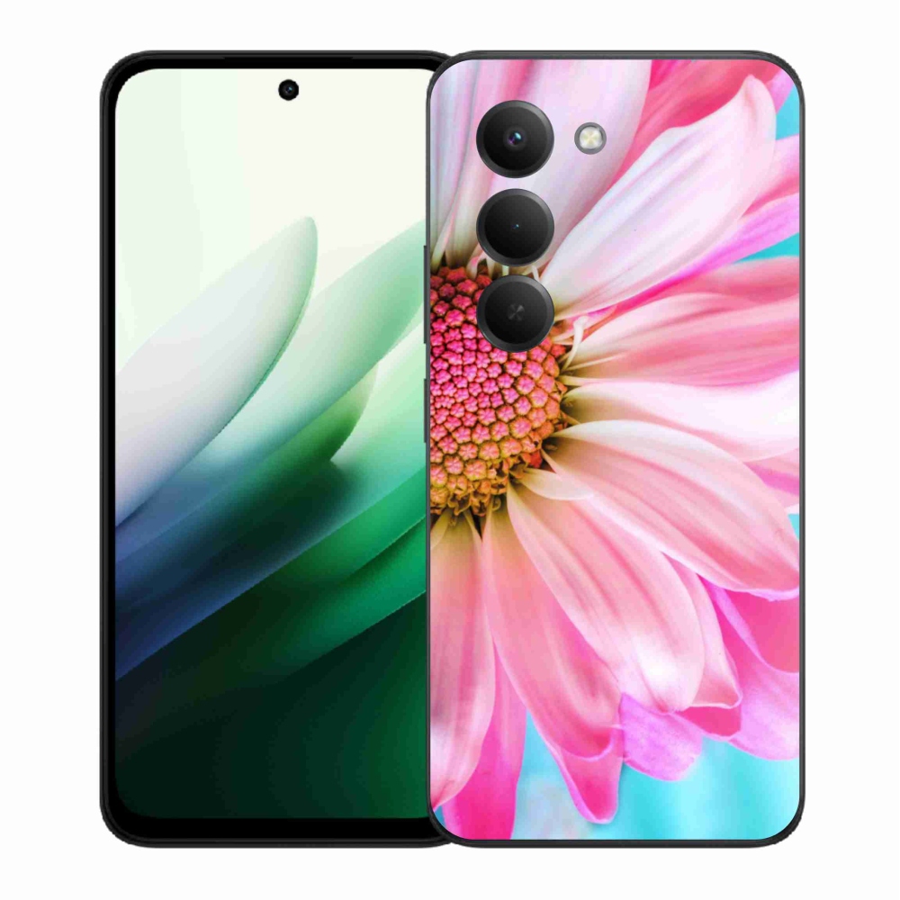 Gél borítás mmCase a Xiaomi Redmi 15 5G-hez - rózsaszín virág