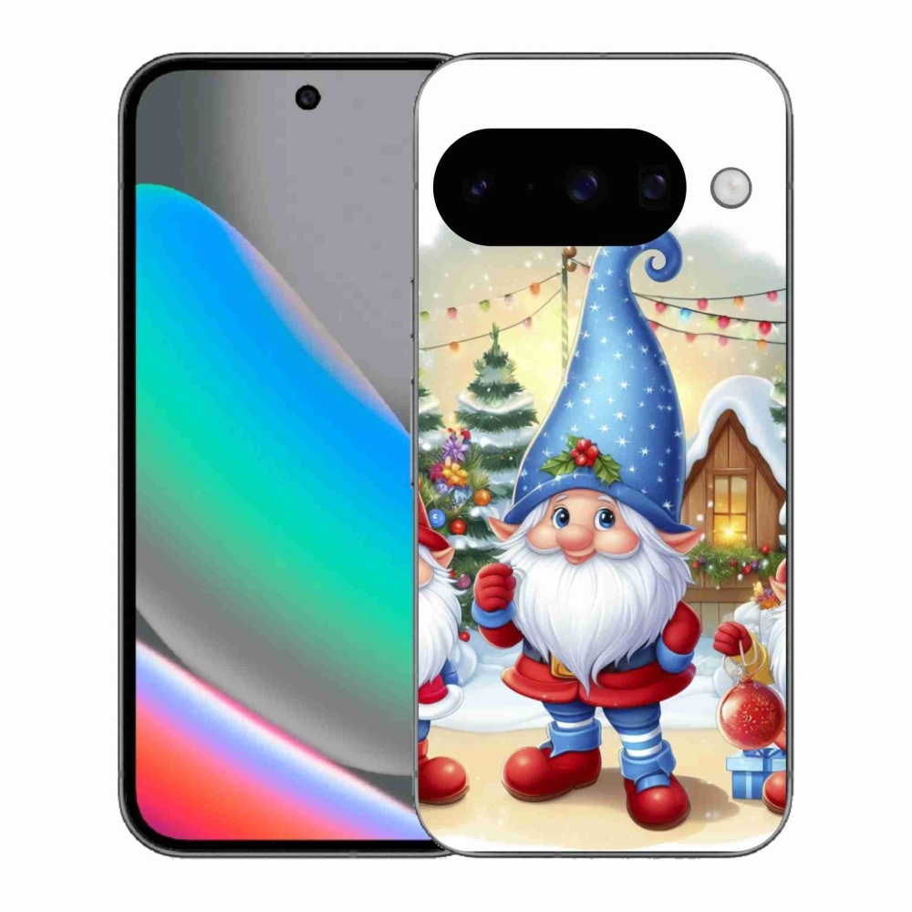 Gél borítás mmCase a Google Pixel 10 számára - Karácsonyi manók