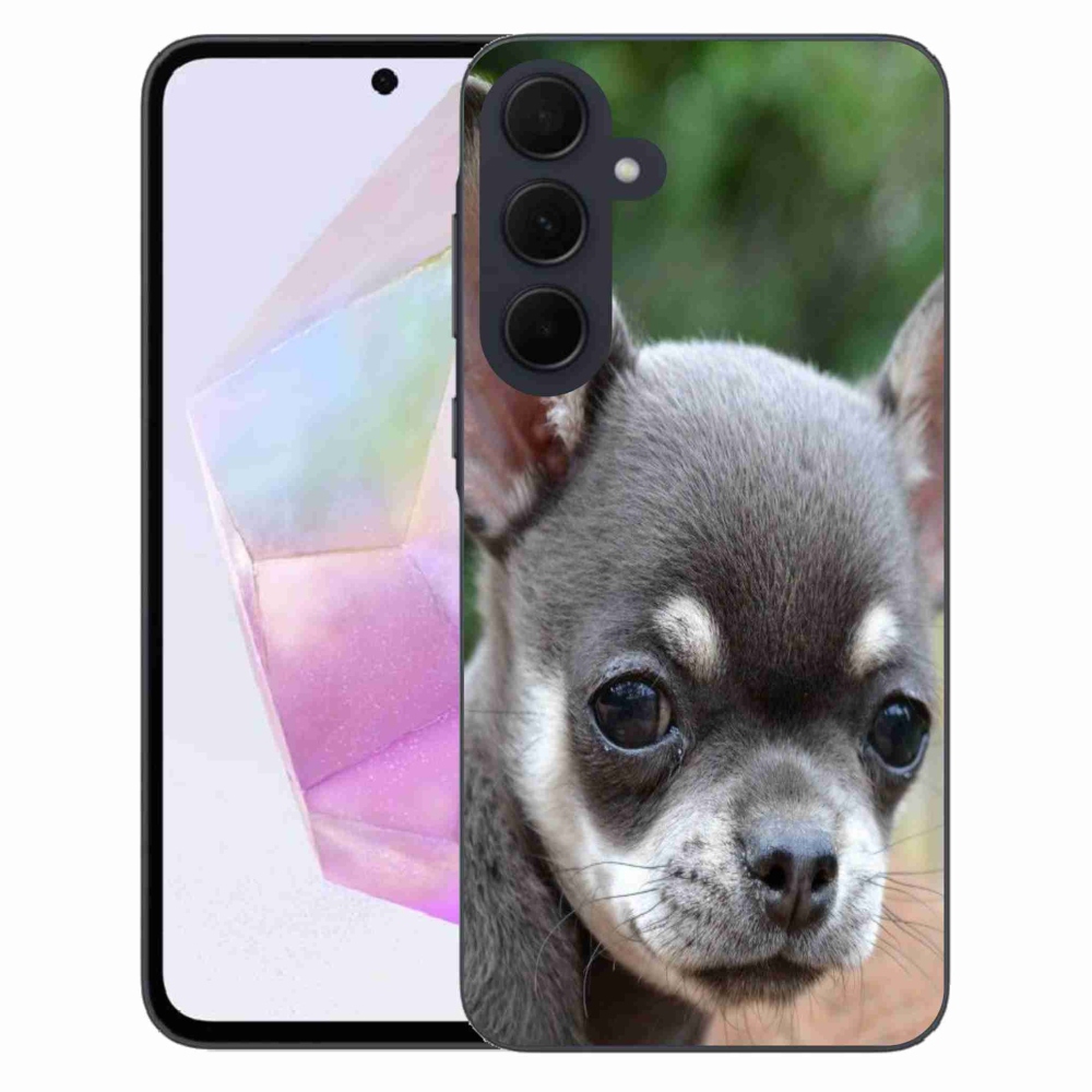 Gél tok mmCase a Samsung Galaxy A35 5G készülékhez - chihuahua