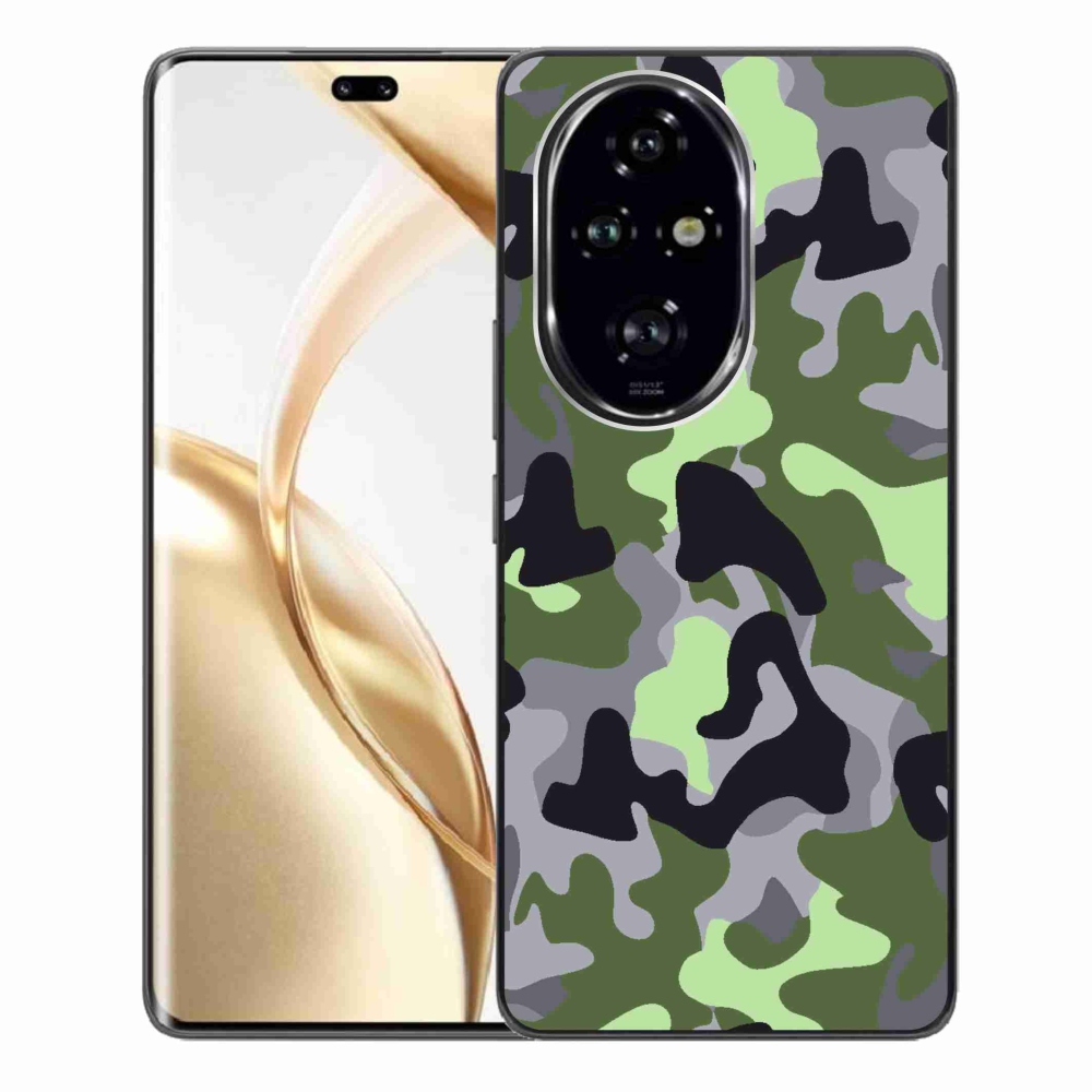 Zselés borítás mmCase a Honor 200 Pro 5G számára - álcázó minta 7