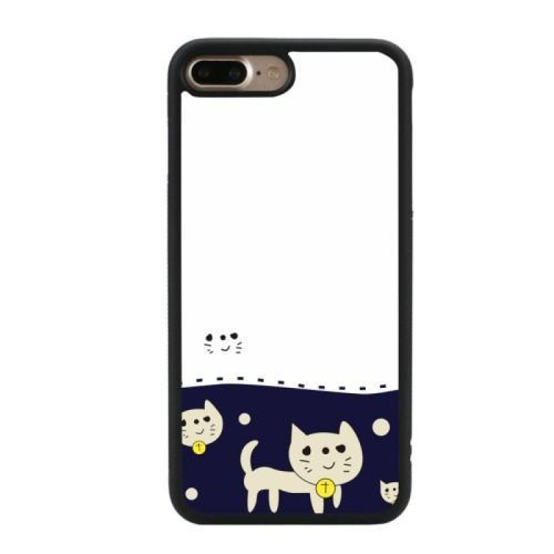 Flash zselés tok iPhone 8 Plus és iPhone 7 Plus készülékhez - macska