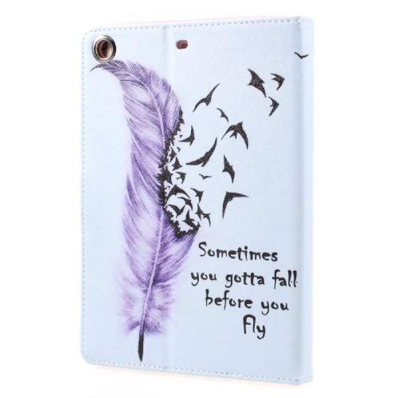 Flash PU bőr tok iPad mini, iPad mini 2, iPad mini 3 - madarakhoz