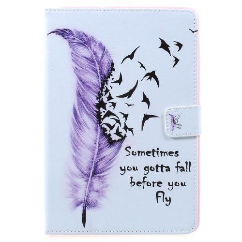 Flash PU bőr tok iPad mini, iPad mini 2, iPad mini 3 - madarakhoz