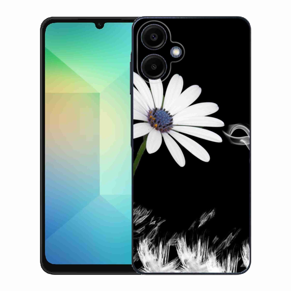 Gél borítás mmCase Samsung Galaxy A06 4G - fehér virág