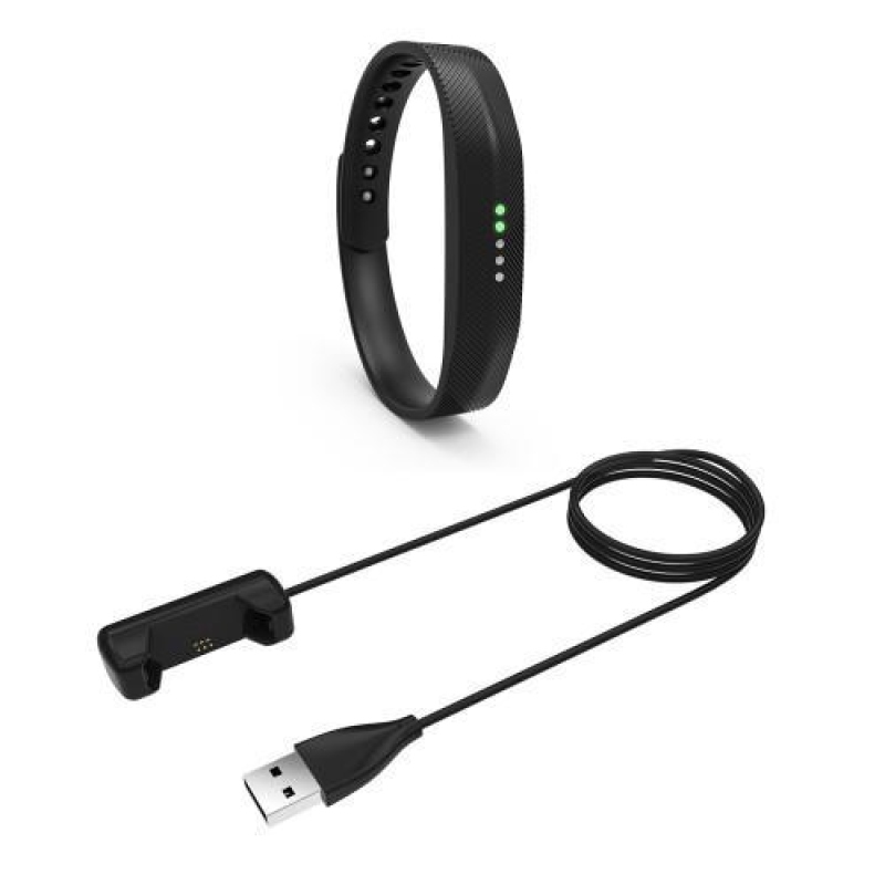 Flex töltő USB kábel Fitbit Flex 2 készülékhez - Fekete