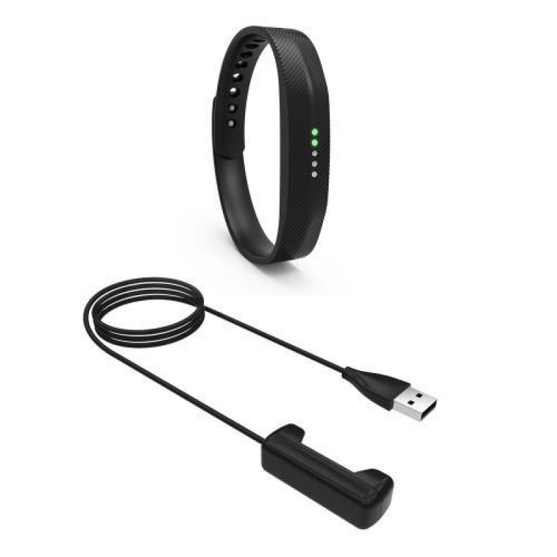 Flex töltő USB kábel Fitbit Flex 2 készülékhez - Fekete
