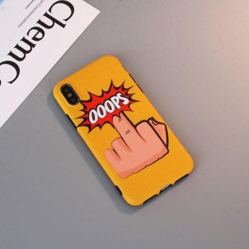 Flexi zselés tok iPhone X készülékhez - gesztus