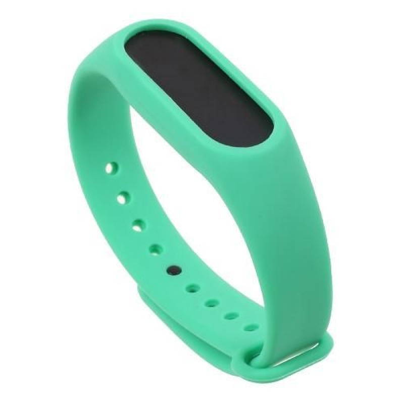 Rugalmas szilikon pánt a Xiaomi Mi Band 2 készülékhez - zöld