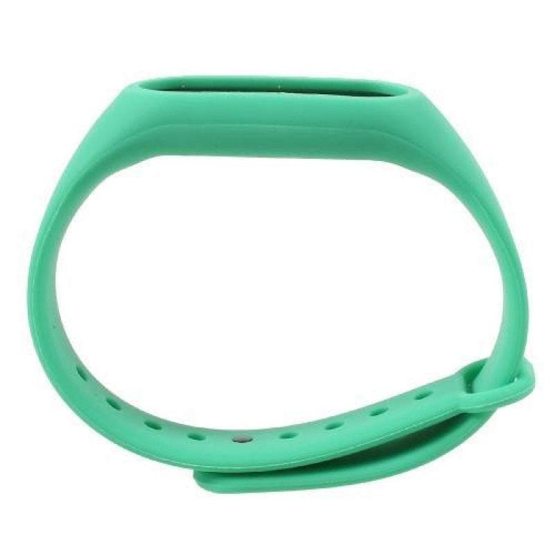 Rugalmas szilikon pánt a Xiaomi Mi Band 2 készülékhez - zöld
