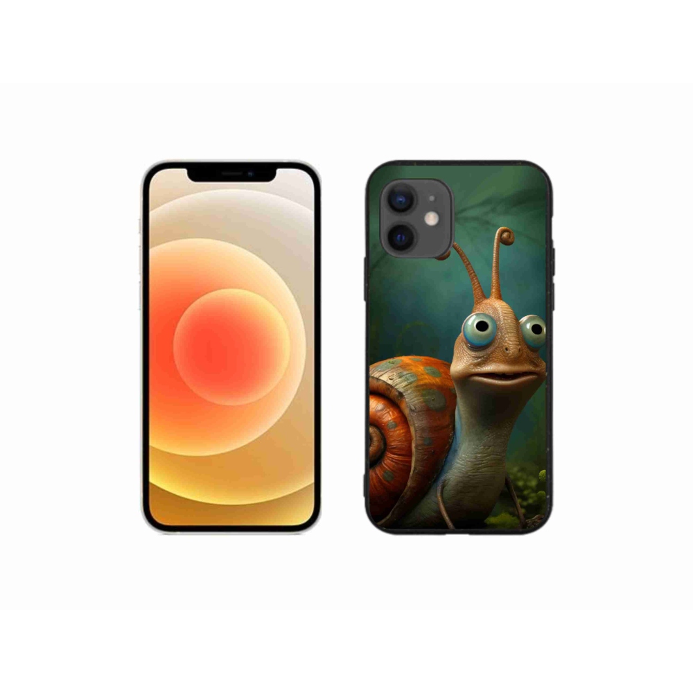 Zselés borítás mmCase iPhone 12 mini készülékhez - csiga