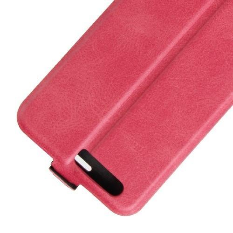 Flip PU bőr tok a Huawei P10-hez - rózsaszínű