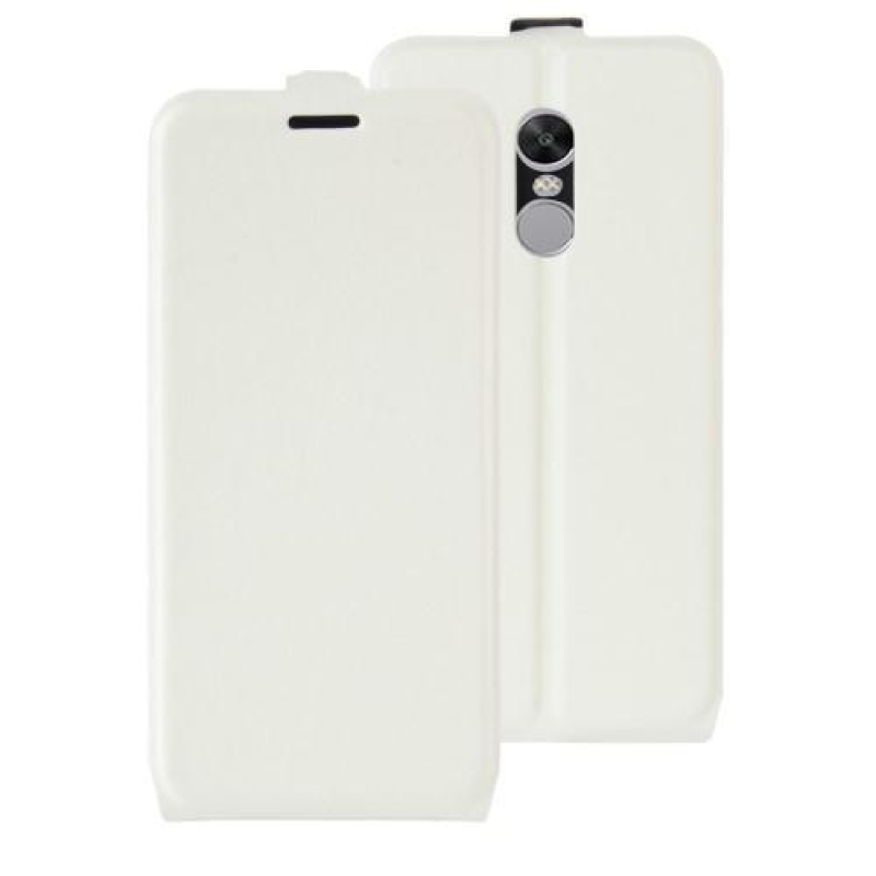 Flip PU bőr tok a Xiaomi Redmi Note 4X-hez - fehér