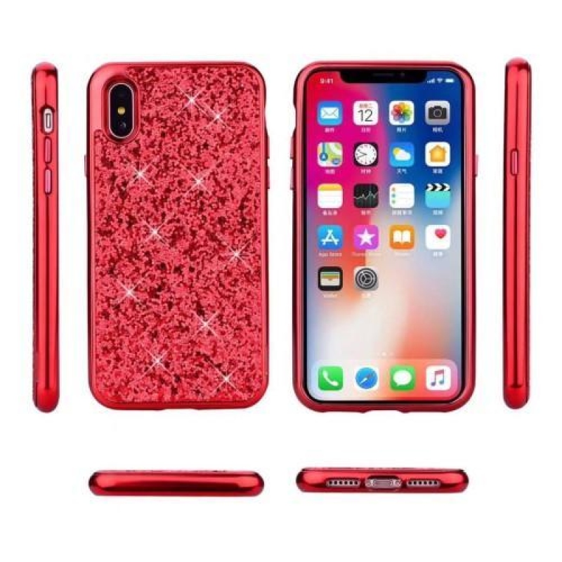 Flirt 2in1 műanyag tok iPhone X készülékhez - piros