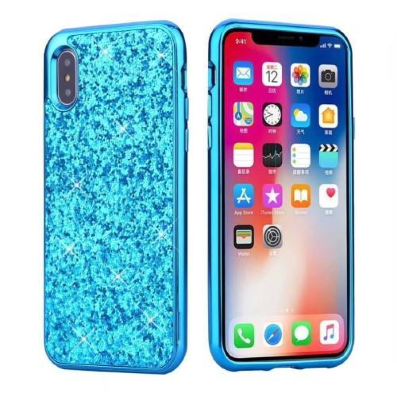 Flirt 2in1 műanyag tok iPhone X készülékhez - kék