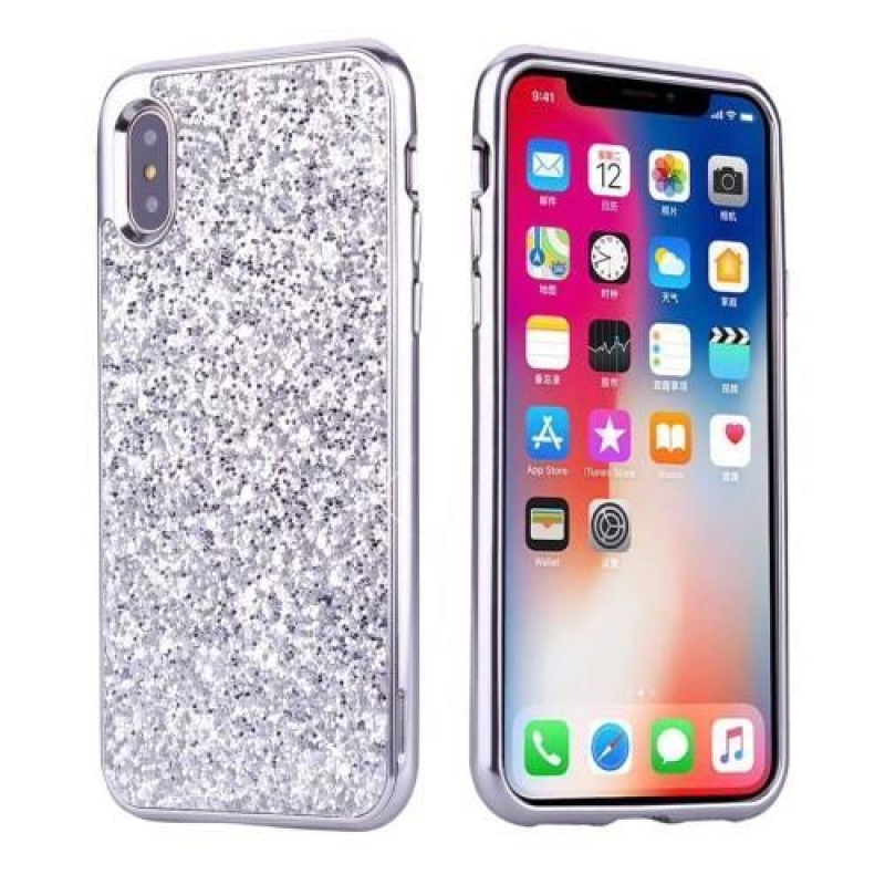 Flirt 2in1 műanyag tok iPhone X készülékhez - ezüst