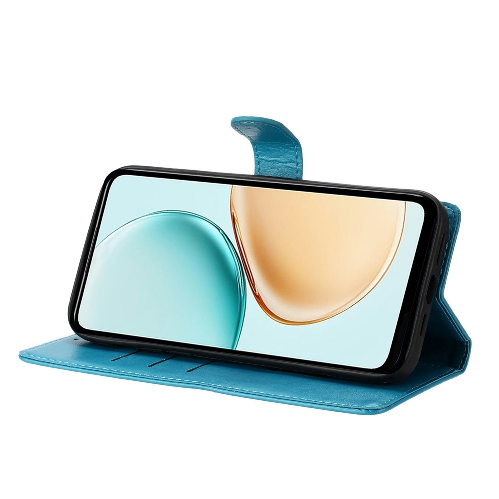 Floralis könyv tok Xiaomi Redmi Note 15 Pro+ 5G/Xiaomi Poco M8 Pro 5G - kék