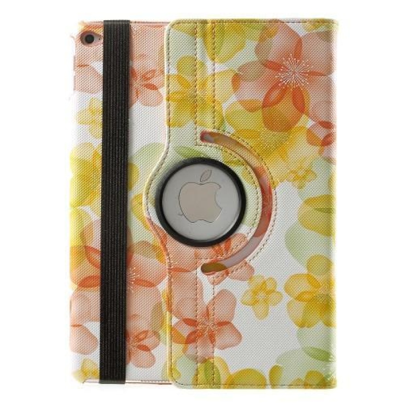 Flowe Virágos tok iPad Air 2 készülékhez - Sárga