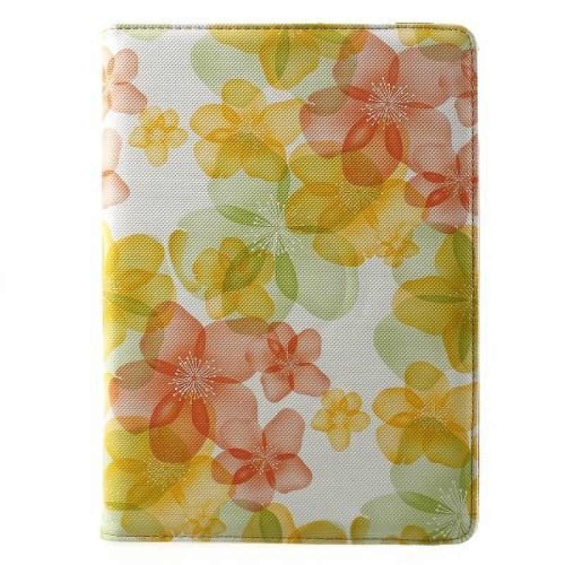 Flowe Virágos tok iPad Air 2 készülékhez - Sárga