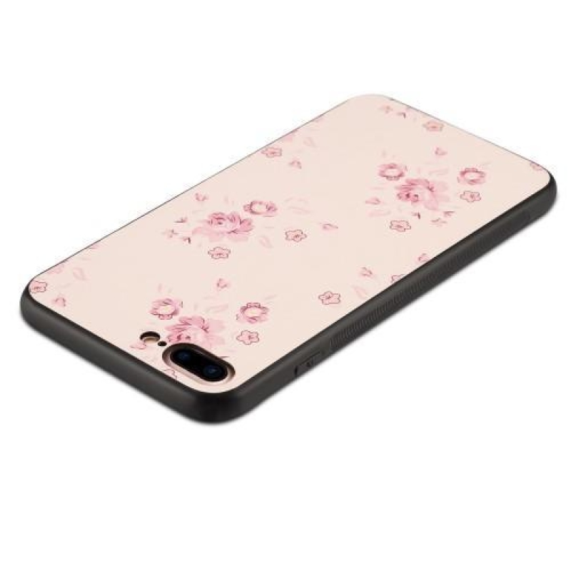 Virágos zselés tok iPhone 7 Plus és iPhone 8 Plus készülékhez - finom virágok
