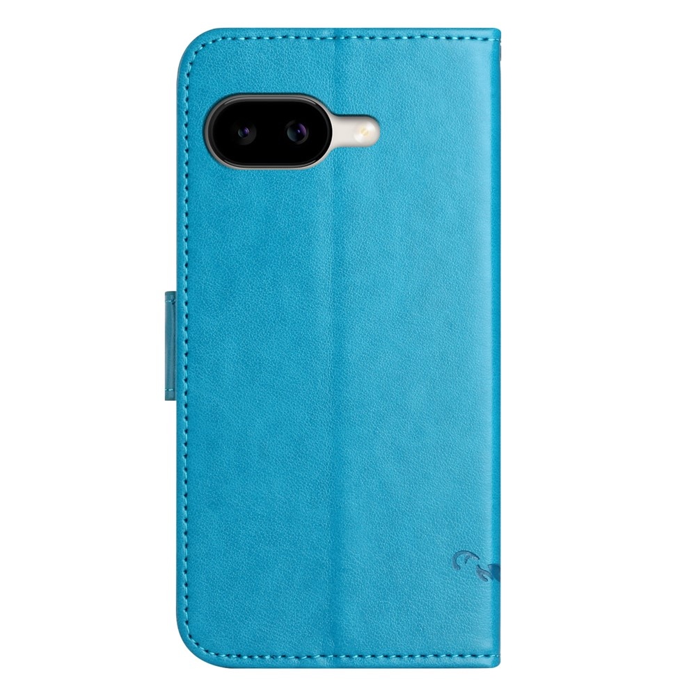 Virágos könyvtáska Google Pixel 10a - kék
