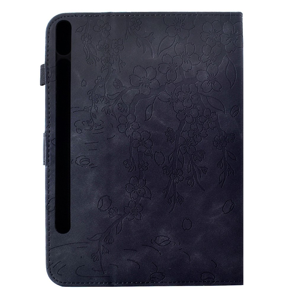 Flower zárható tok a Samsung Galaxy Tab S12+ táblagéphez – fekete