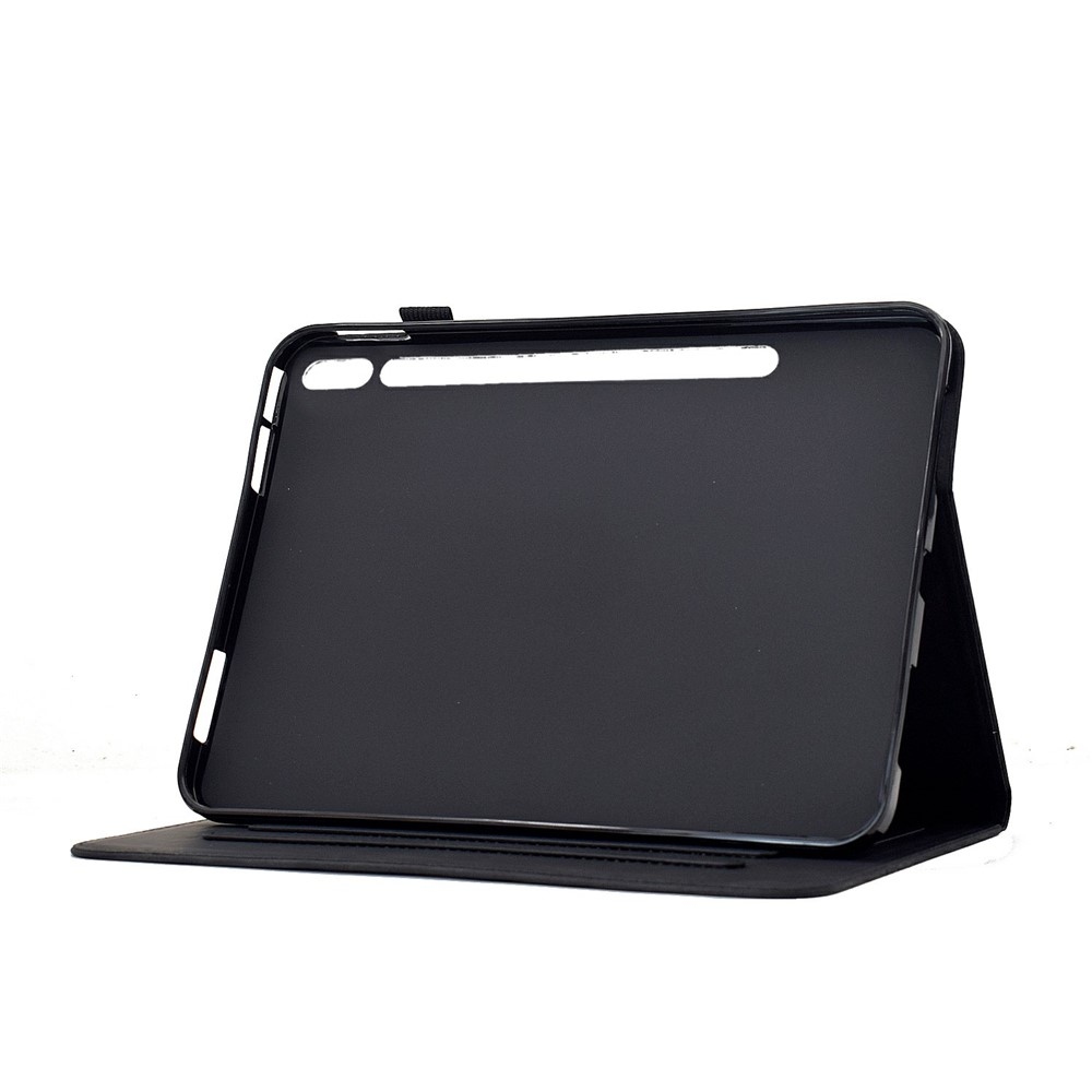 Flower zárható tok a Samsung Galaxy Tab S12+ táblagéphez – fekete