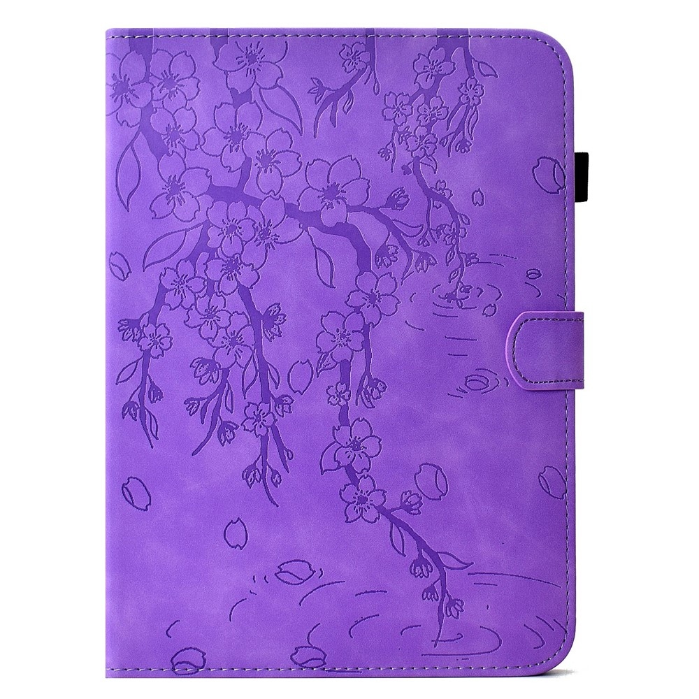 Flower zárható tok a Samsung Galaxy Tab S12+ táblagéphez – lila