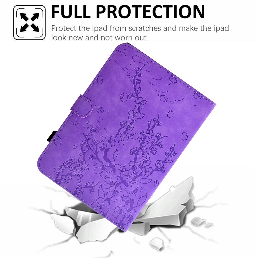 Flower zárható tok a Samsung Galaxy Tab S12+ táblagéphez – lila