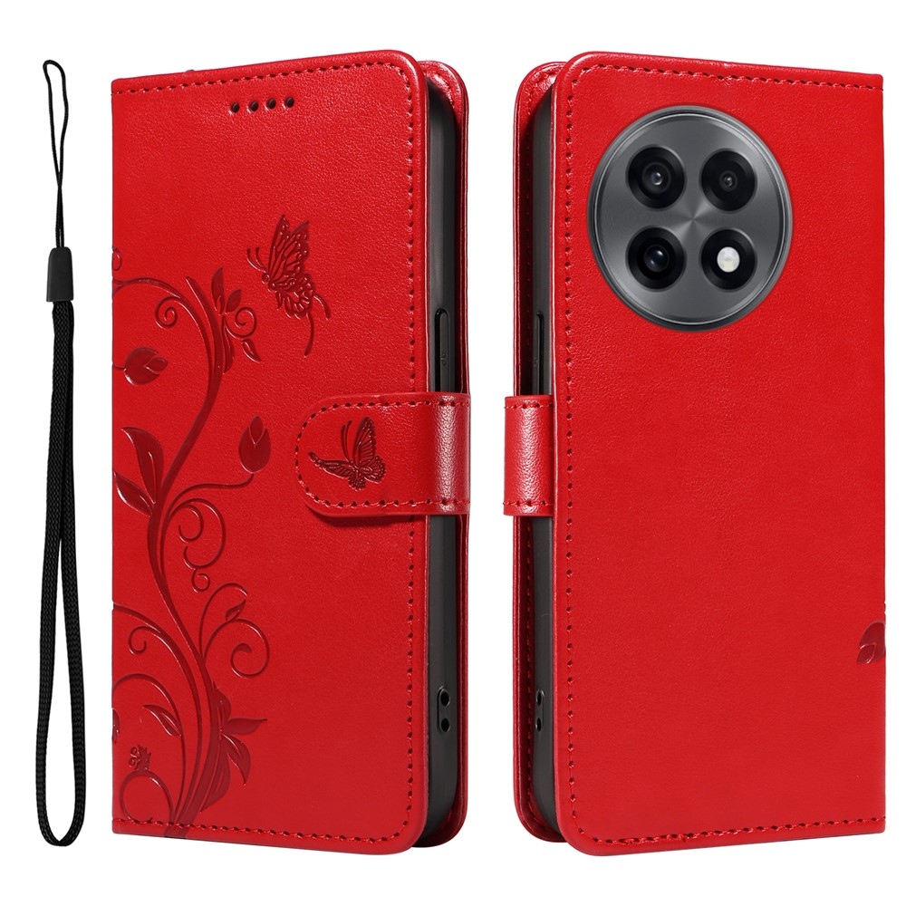 Virágok könyve tok OnePlus 13R 5G - piros