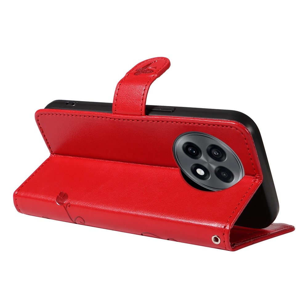 Virágok könyve tok OnePlus 13R 5G - piros