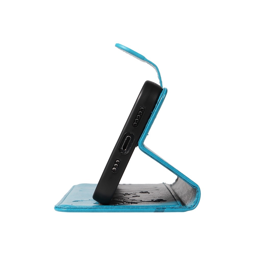 Virágok könyv tok OnePlus 13R 5G - kék