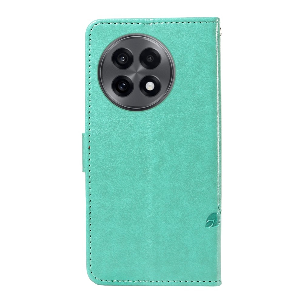 Virágok könyv tok OnePlus 13R 5G - teal - teal