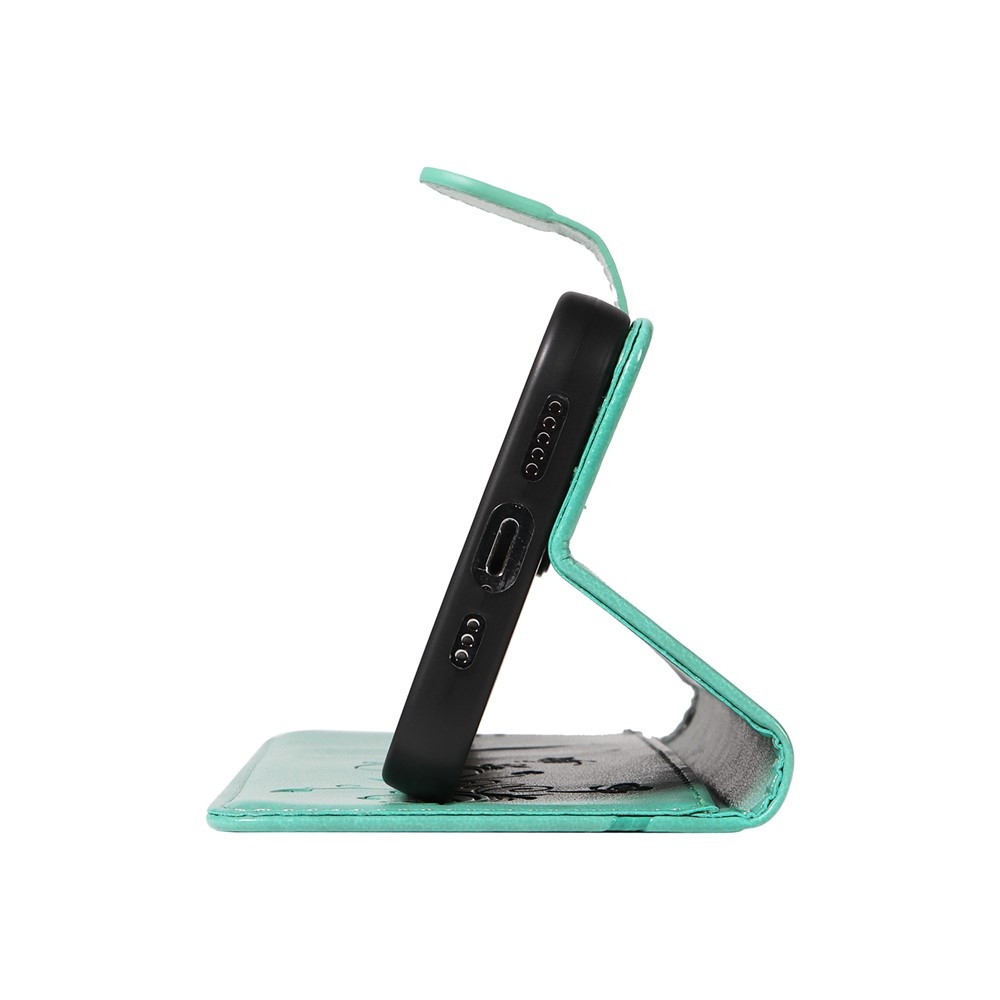 Virágok könyv tok OnePlus 13R 5G - teal - teal