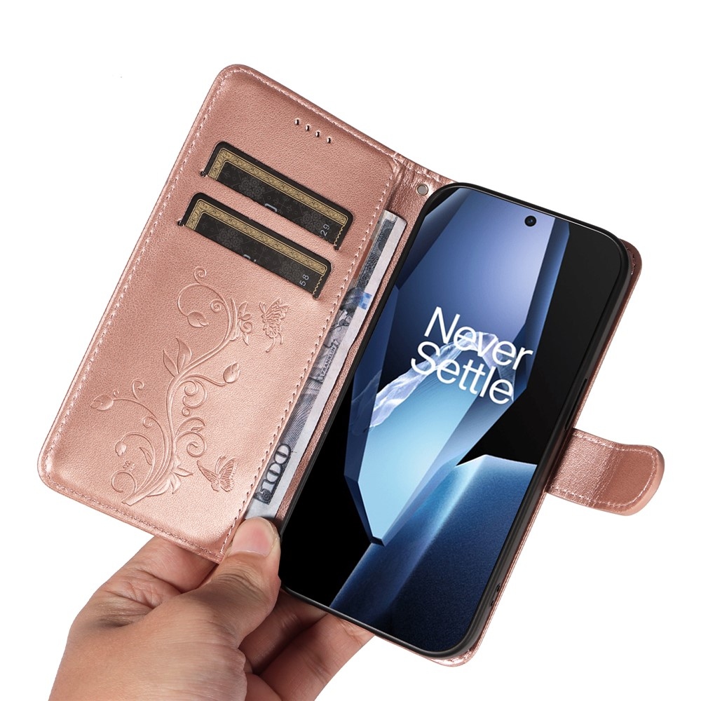 Virágok könyve tok OnePlus 13R 5G - rózsaarany