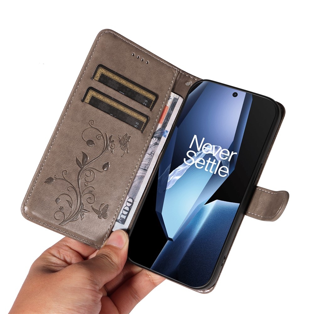 Virágok könyve tok OnePlus 13R 5G - szürke