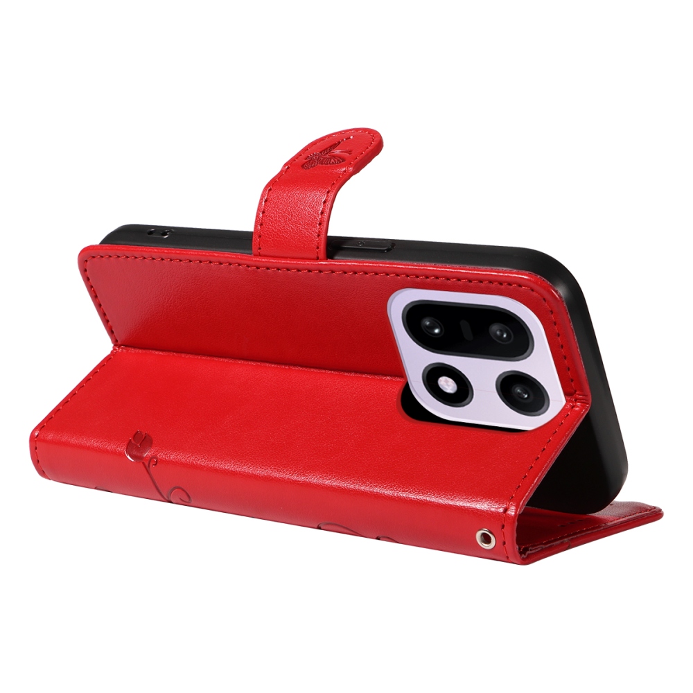 Virágok könyve tok OnePlus 15 5G - piros