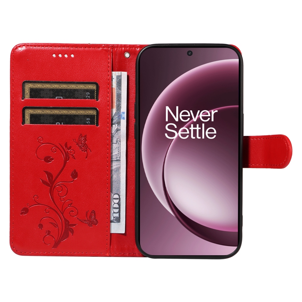 Virágok könyve tok OnePlus 15 5G - piros